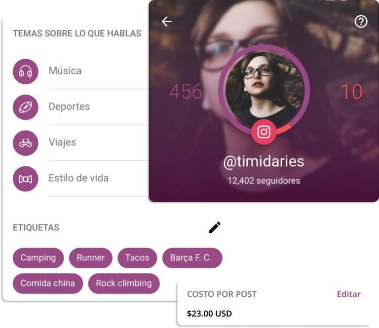 crea tu cuenta voxfeed exa influencers